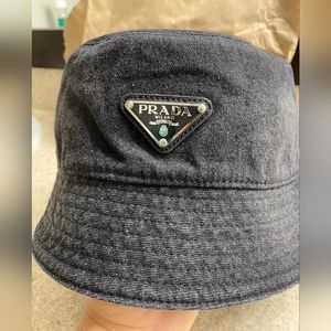 Prada hat denim